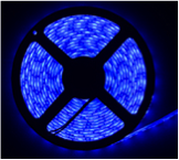 фото Светодиодная лента SMD 2835,4.8W/M 300 Led, IP20, 12V синий 