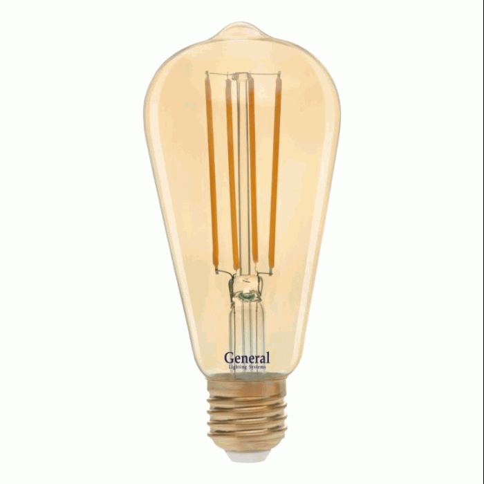 фото Светодиодная лампа Filament золотая ST64 13 Вт 2700K 