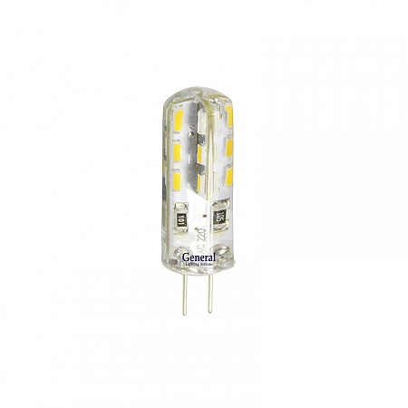 фото Лампа светодиодная GLS Капсульная GLDEN-G4-3-S-220-4500,  G-4, 4500 К 