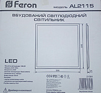 фото Светодиодный светильник Feron AL2115 встраиваемый 36W 4000K белый 