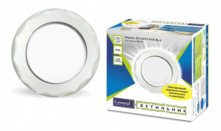 фото Светильник GCL-GX53-H38-BL-6 Фигурный матовый 